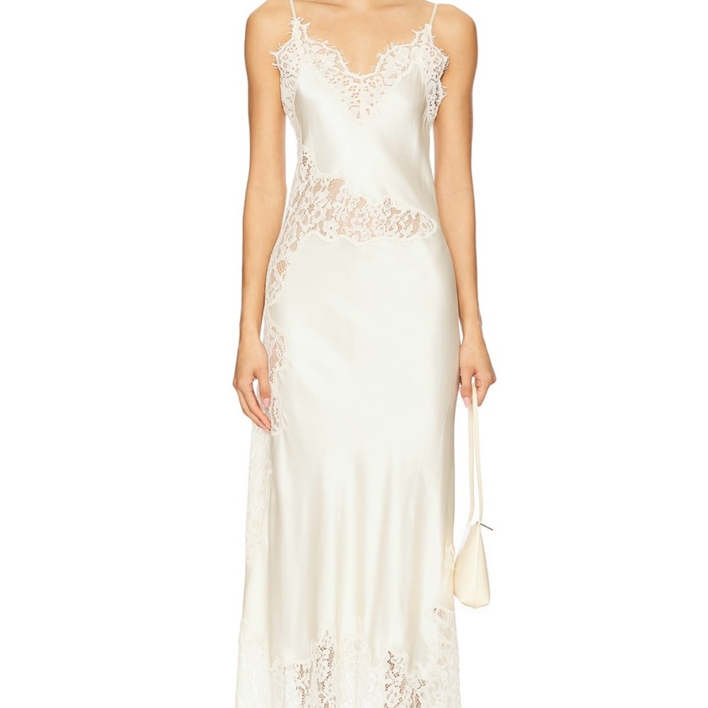 House of Harlow 1960 X Revolve Waverly Midi Dress in Ivory